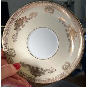 Noritake of Japan 5.75” Saucer Goldana 4789 gold gilded Replacement